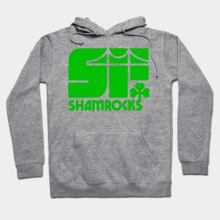 Retro Hockey - San Francisco Shamrocks Hockey Team - PHL Seventies Hoodie